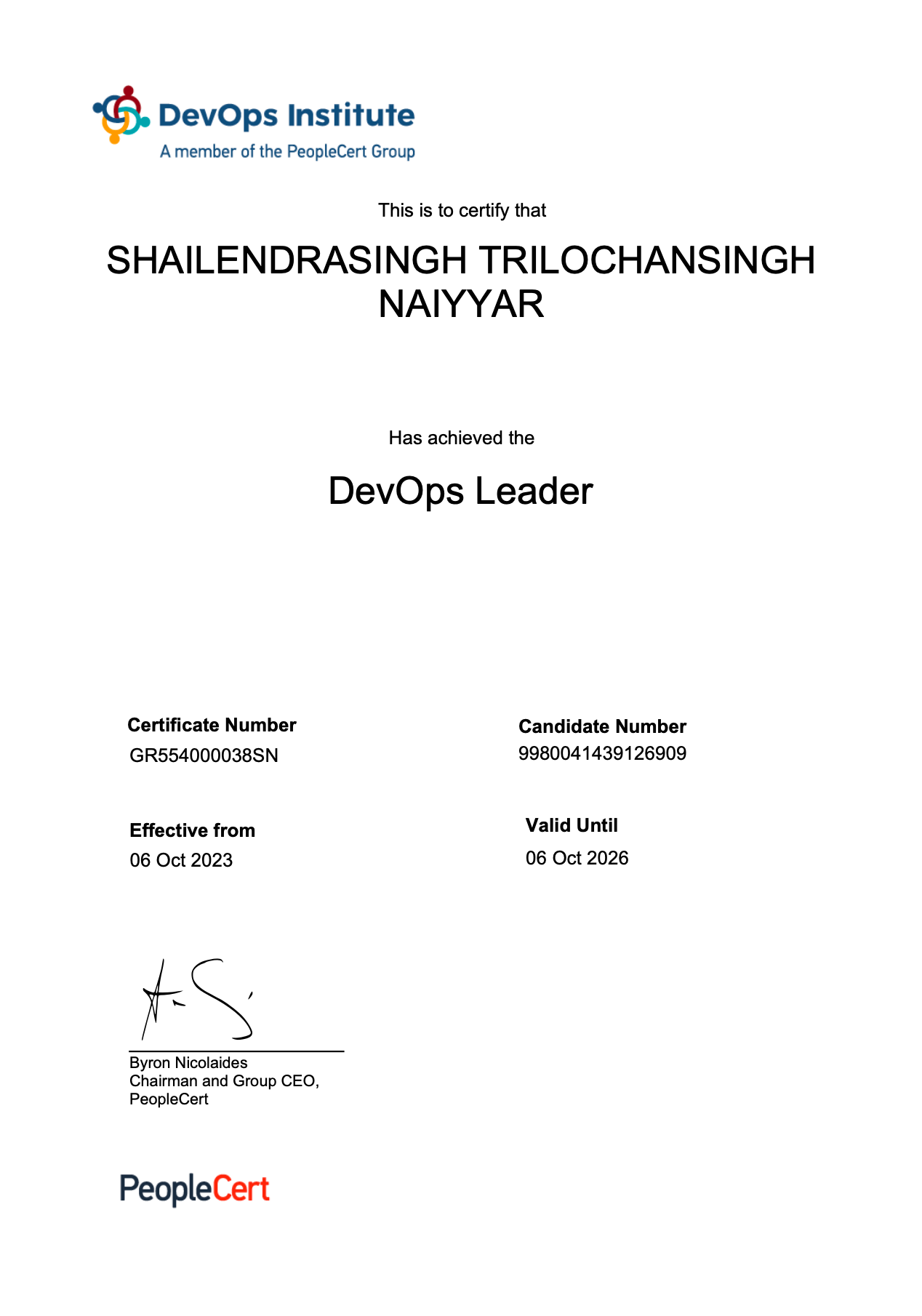 Certificate Image