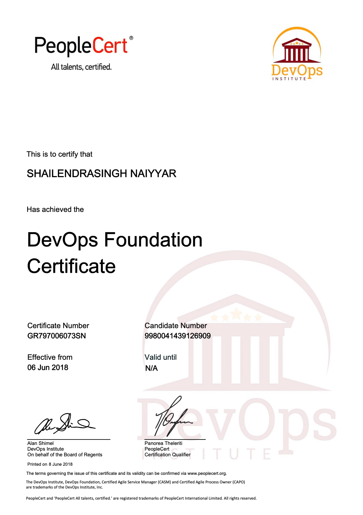 Certificate Image