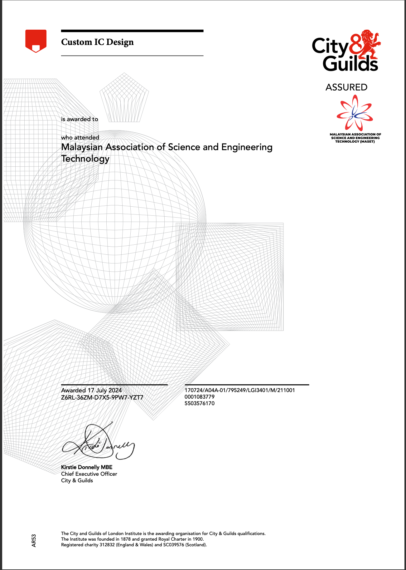 Certificate Image